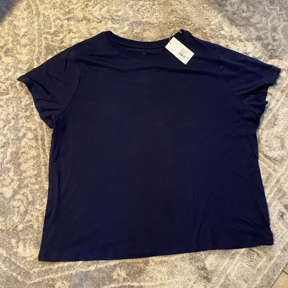 A NEW DAY Tee‎ navy 3X - Picture 3 of 7